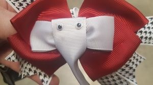 ALABAMQ ROLL TIDE GIRLS HAIR BOW